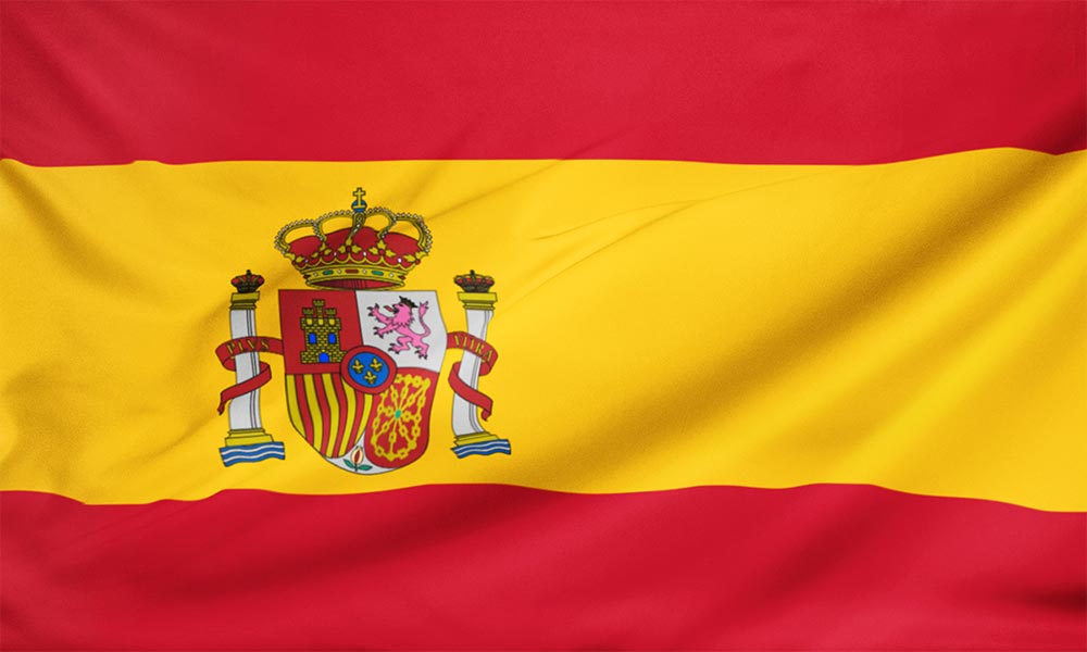 Spanish language flag
